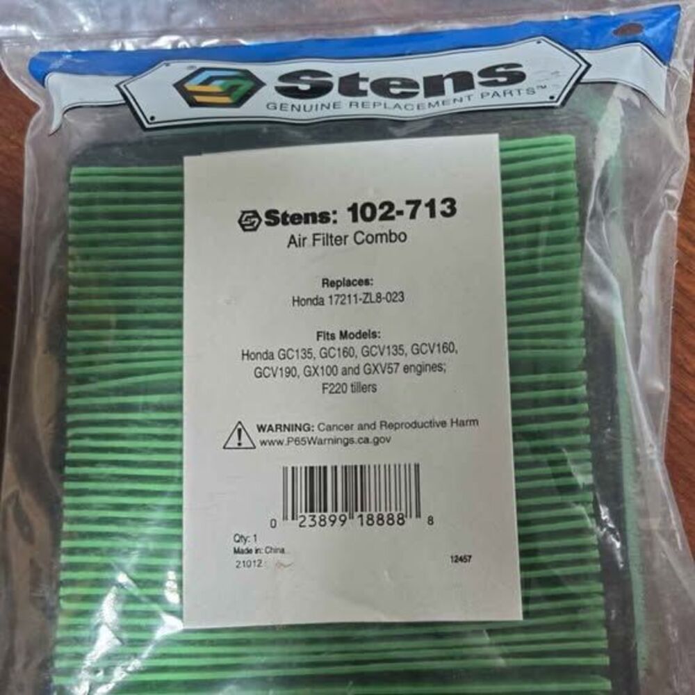 Stens 102-713 Air Filter Combo for Honda 4-Stroke Small Engine